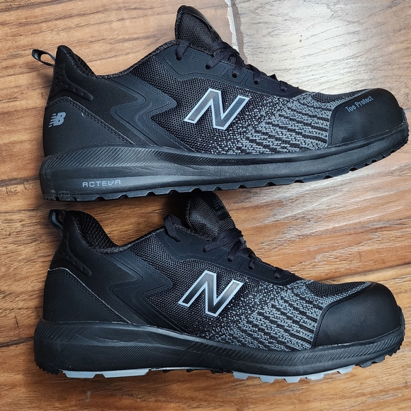 New Balance Men's Composite Safety Toe Black Work Tennis Shoes Brand New - Picture 2 of 13